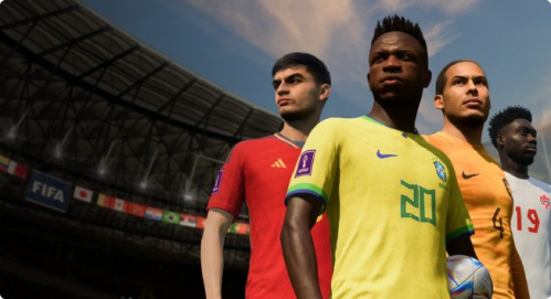 Foto dos personagens do FIFA